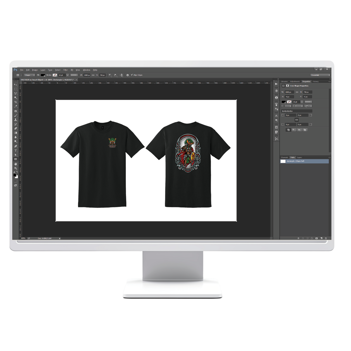 mock up screen